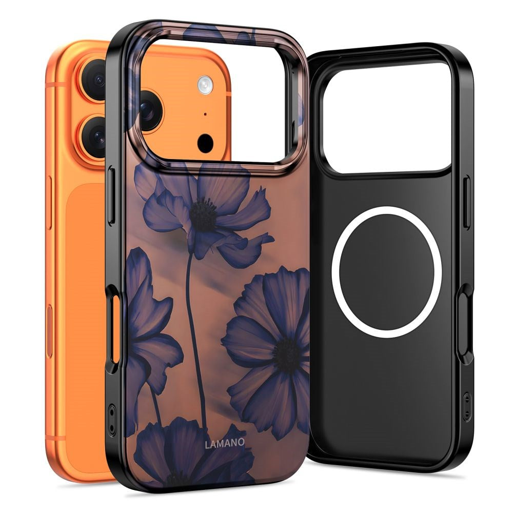 Tech-Protect iPhone 17 Pro Lamano Bagside Cover - MagSafe Kompatibel - Velvet Night