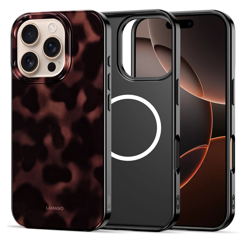 Tech-Protect iPhone 16 Pro Max Lamano Bagside Cover - MagSafe Kompatibel - Panther