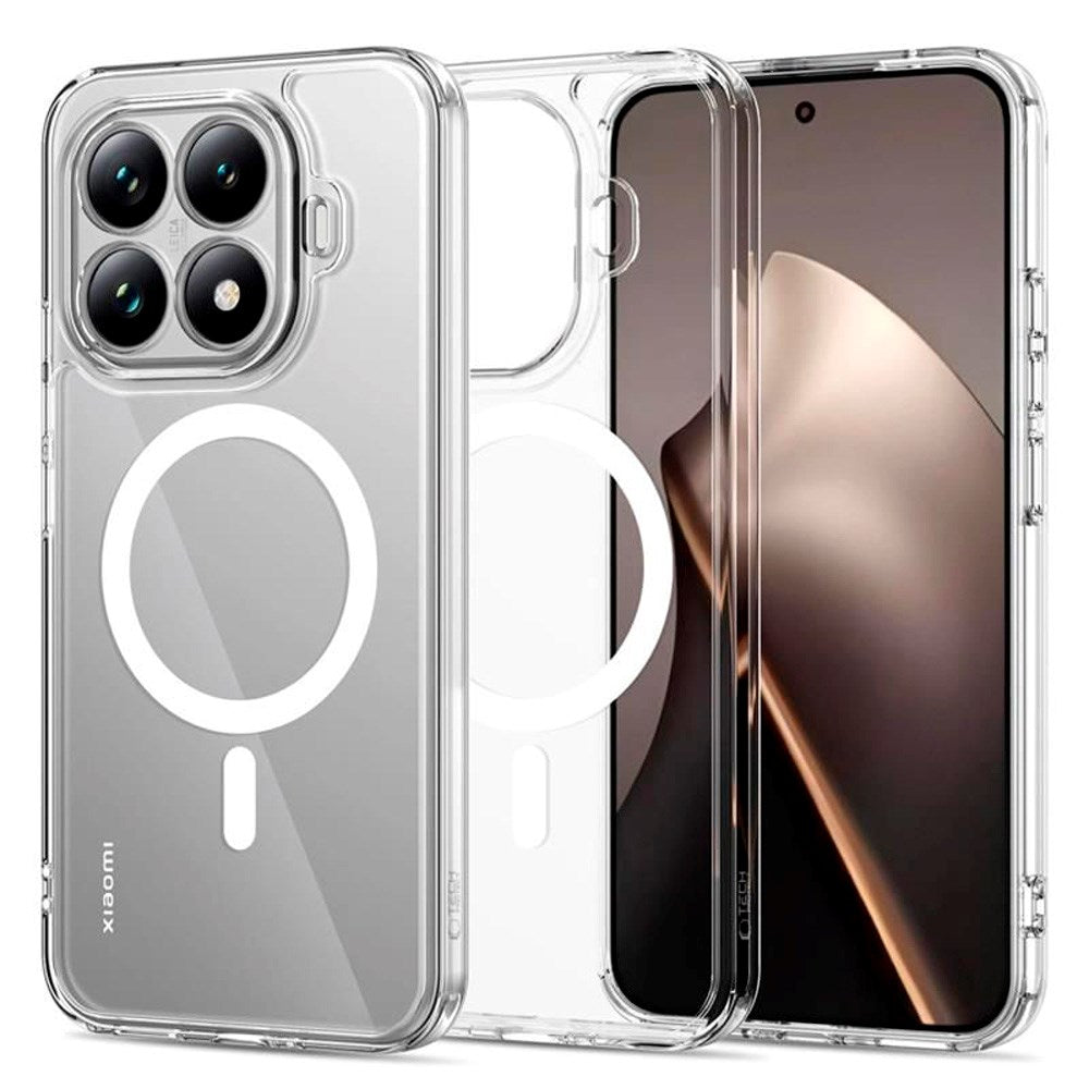 Tech-Protect Xiaomi 15T Pro Flexair Hybrid Bagside Cover - MagSafe Kompatibel - Gennemsigtig