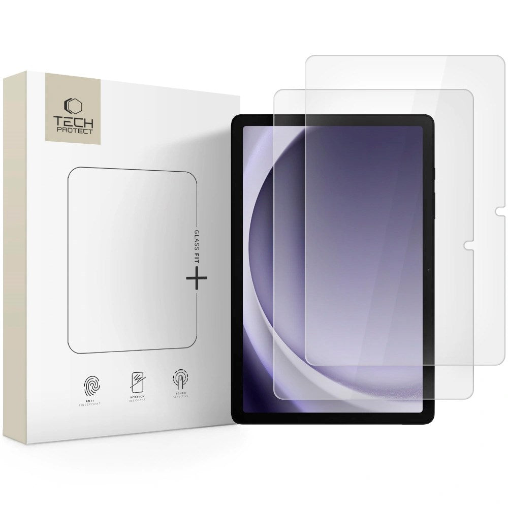 Tech-Protect - Samsung Galaxy Tab A9+ (Plus) Hærdet Skærmbeskyttelsesglas - 2 stk - Gennemsigtig