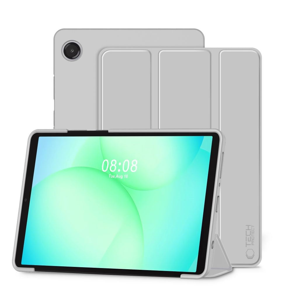 Tech-Protect Samsung Galaxy Tab A11 / A9 Smartcase Flip Tablet Cover - Grå