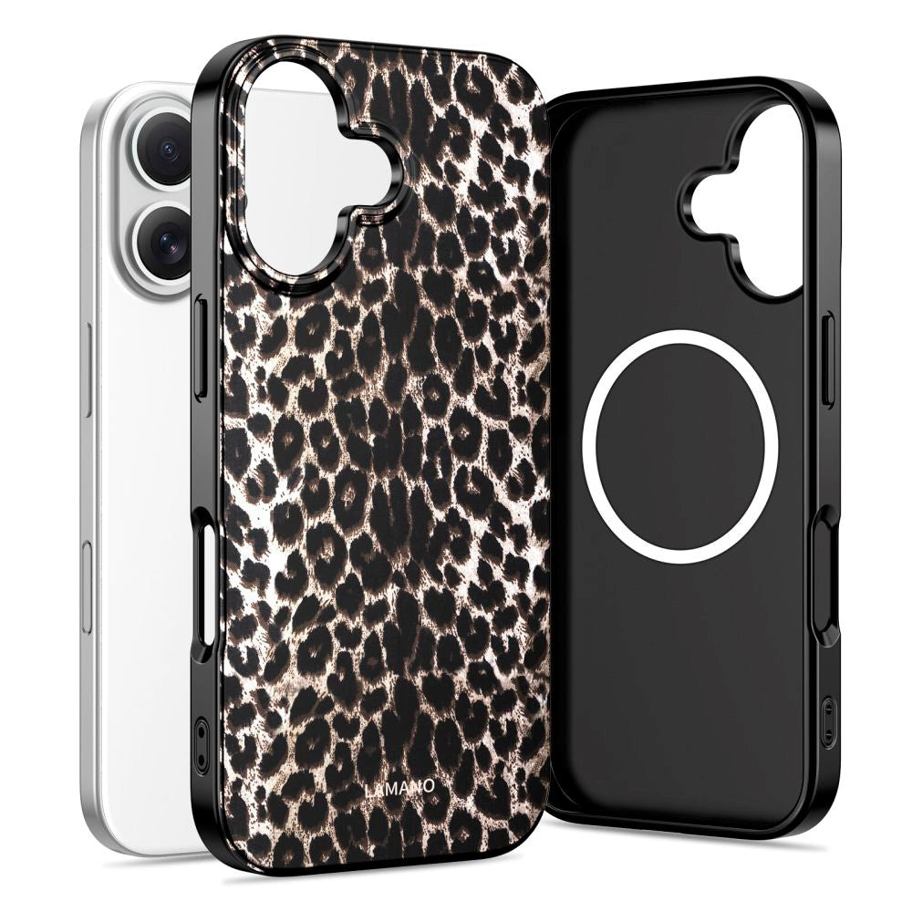 Tech-Protect iPhone 17 Lamano Bagside Cover - MagSafe Kompatibel - Leopard