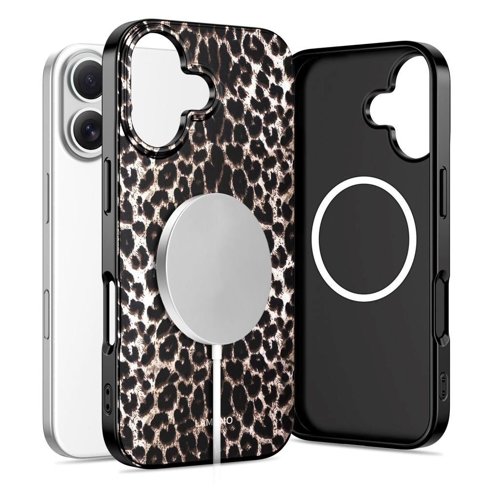 Tech-Protect iPhone 17 Lamano Bagside Cover - MagSafe Kompatibel - Leopard