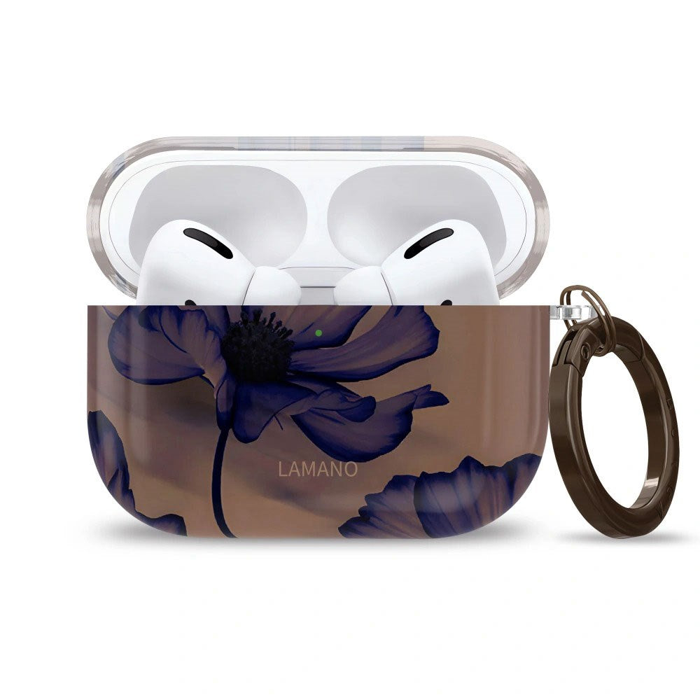 Apple AirPods Pro (3. Gen.) Tech-Protect Lamano Case m. Nøglering - Velvet Night
