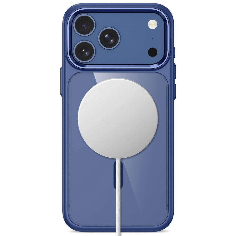 Tech-Protect iPhone 18 Pro Max / 17 Pro Max MagMat Mobil Cover - MagSafe Kompatibel - Gennemsigtig / Blå