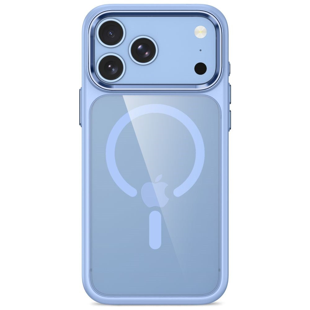 Tech-Protect iPhone 18 Pro Max / 17 Pro Max MagMat Mobil Cover - MagSafe Kompatibel - Gennemsigtig / Lyseblå