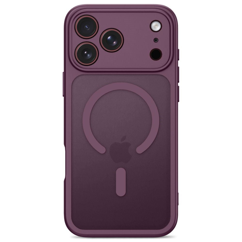 Tech-Protect BasicMag iPhone 17 Pro Max / 18 Pro Max Hybrid Bagside Cover - MagSafe Kompatibel - Mat Rød