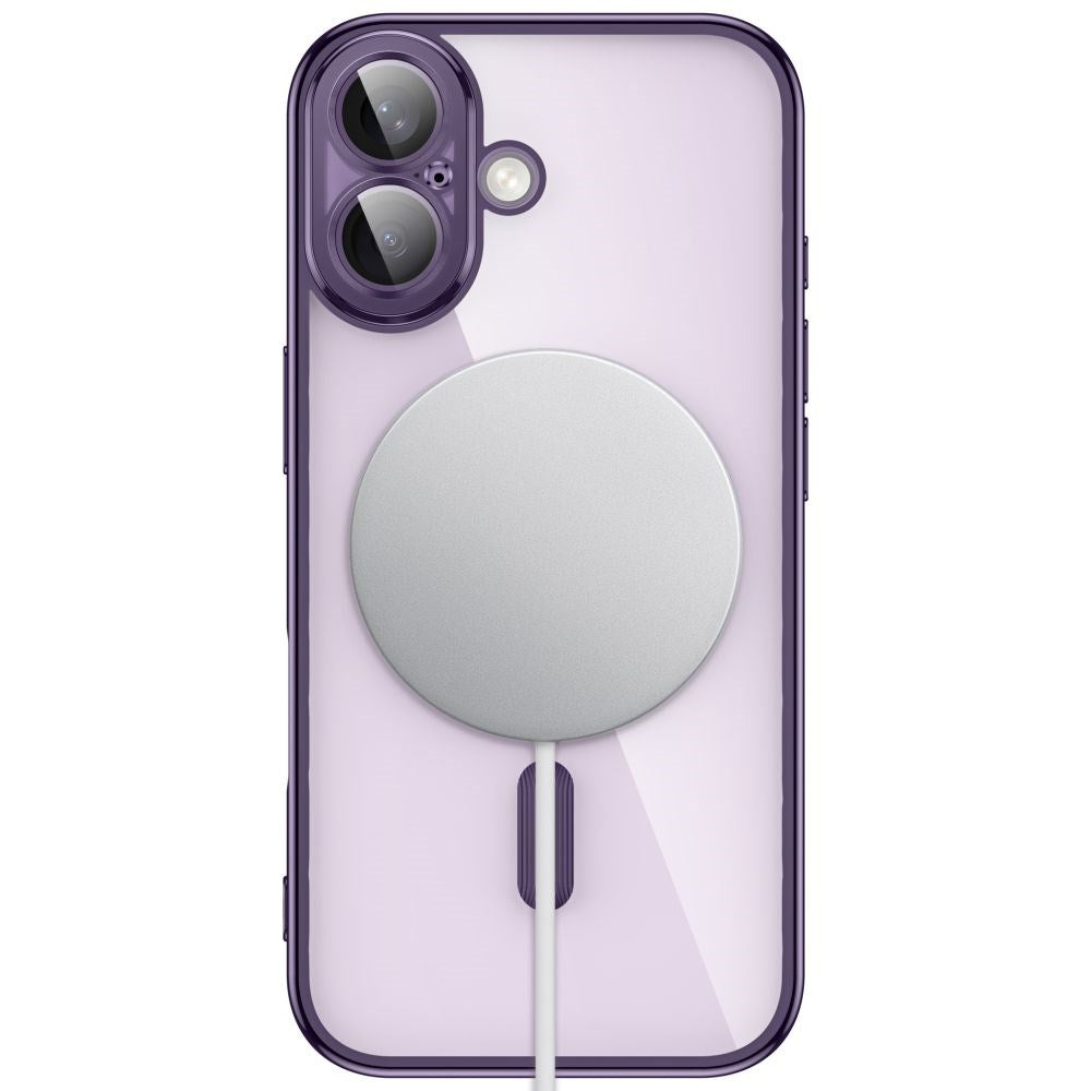 Tech-Protect iPhone 17 MagFlex Cover - MagSafe Kompatibel - Lilla / Gennemsigtig
