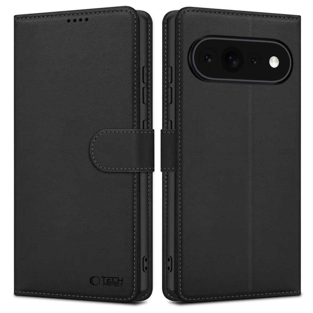 Google Pixel 11 Pro XL Tech-Protect Wallet Flip Cover m. Kortholder - Sort