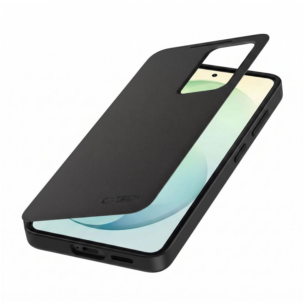 Samsung Galaxy S26 FE Tech-Protect Smart Wallet Flip Cover m. Kortholder - Sort
