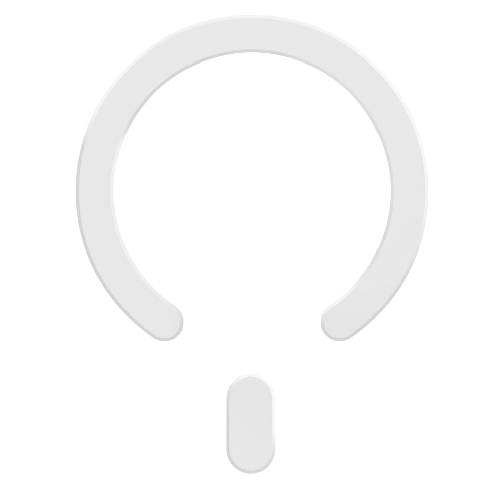 Tech-Protect - MagSafe Ring m. Installationsramme - Hvid