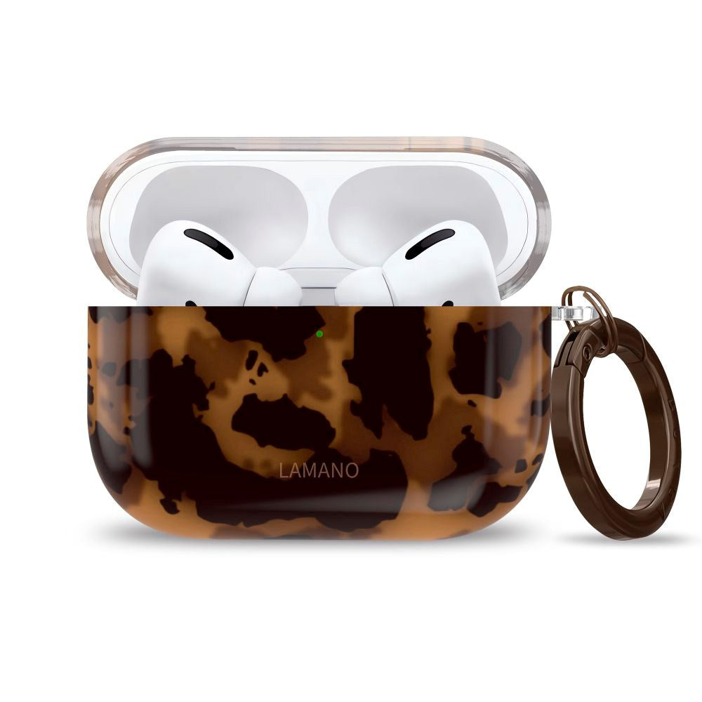 Tech-Protect Apple AirPods Pro (1. & 2. gen.) Lamano Cover - Nøglering - Panther