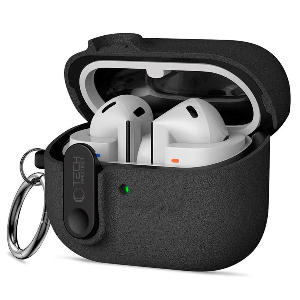 Tech-Protect Samsung Galaxy Buds 3 / 3 Pro / 3 FE Slim Hook Cover - Karabinhage - Sort