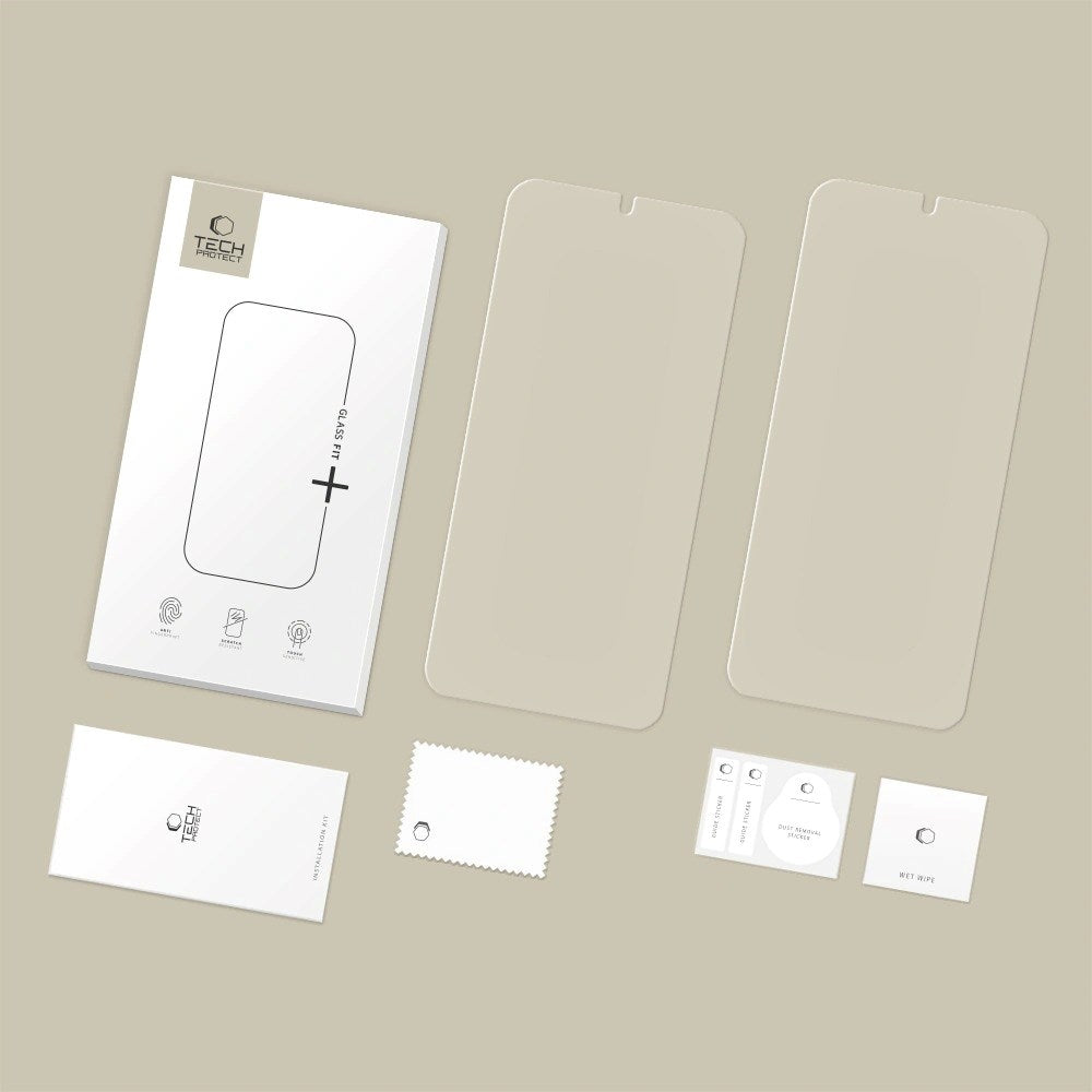 Samsung Galaxy S26+ (Plus) Glass Fit+ - Beskyttelsesglas - 2 stk. - Gennemsigtig