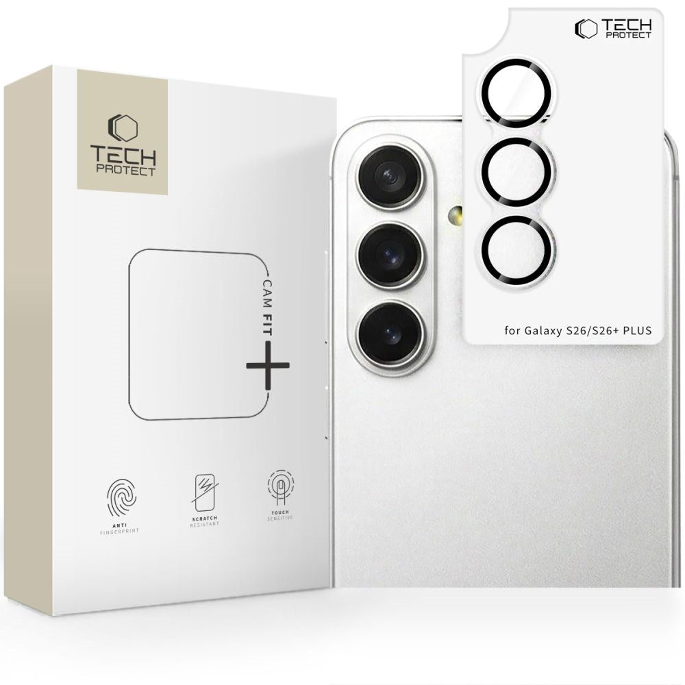 Tech-Protect - Samsung Galaxy S26 / S26+ (Plus) - Camring Fit+ Kamerabeskyttelse - Gennemsigtig