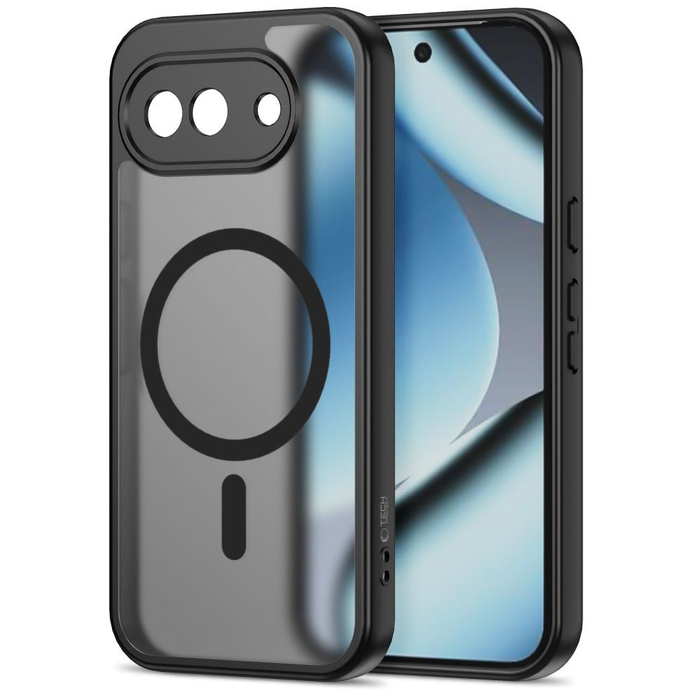 Tech-Protect Google Pixel 10a MagMat Hybrid Bagside Cover - MagSafe Kompatibel - Sort