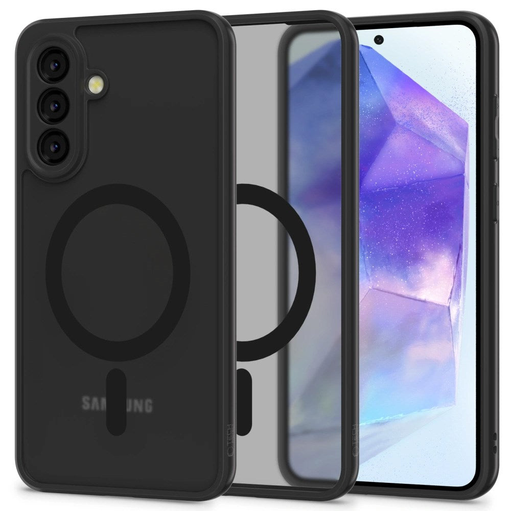 Samsung Galaxy A56 (5G) Tech-Protect Magmat Bagside Cover - MagSafe Kompatibel - Mat Sort