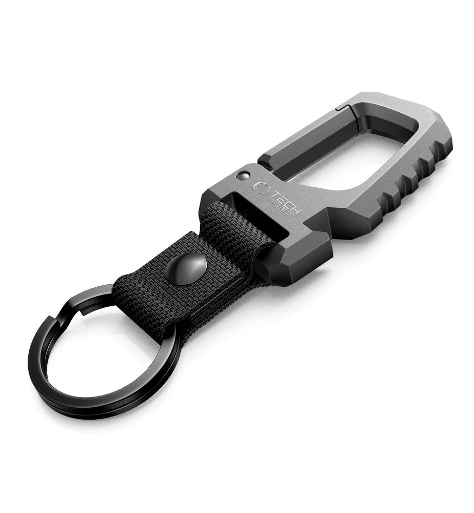 SlideLock Karabinnøglering - Tech-Protect - Sort