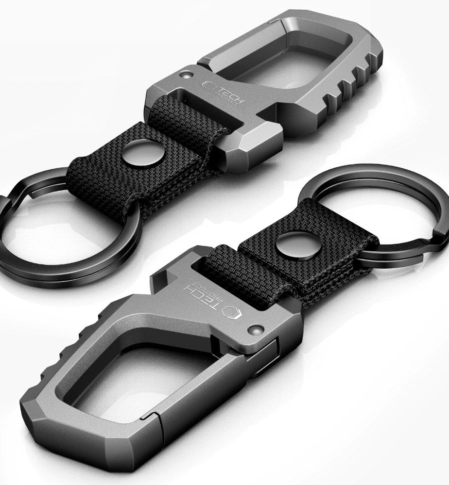 SlideLock Karabinnøglering - Tech-Protect - Sort