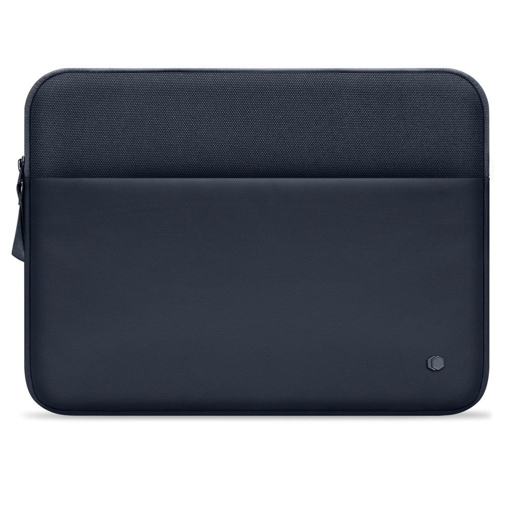 Tech-Protect MacBook / Laptop 13-14" Beskyttende Sleeve med Lomme - Foret Inderside - Mørkeblå