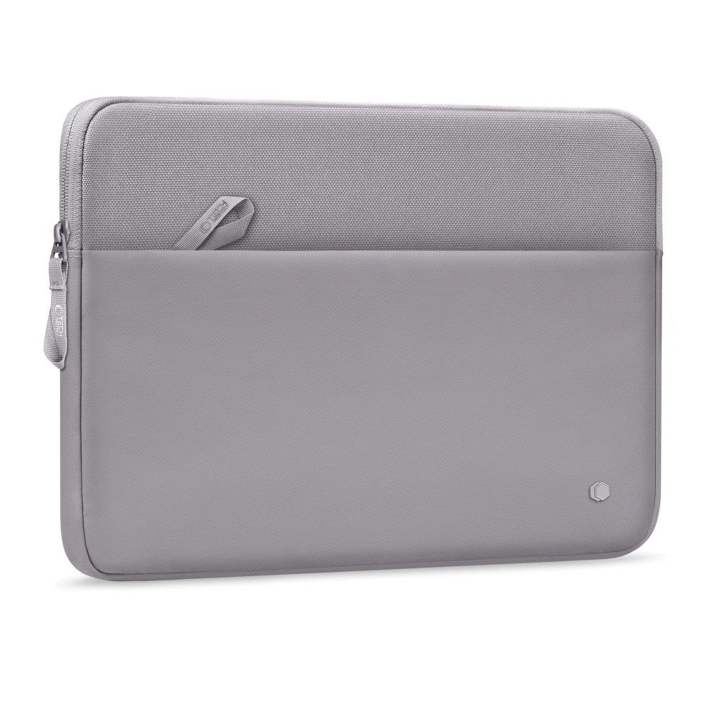 Tech-Protect MacBook / Laptop 13-14" Beskyttende Sleeve med Lomme - Foret Inderside - Grå