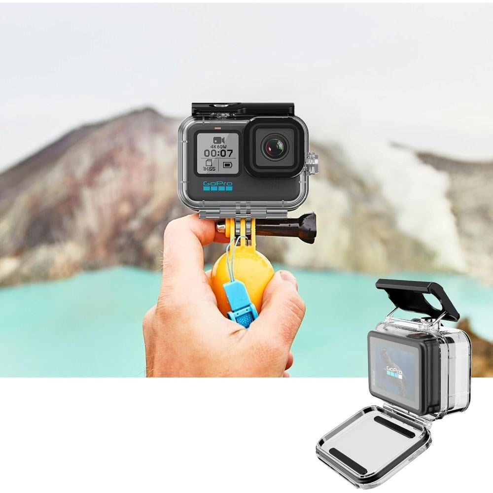 GoPro Hero 9 / 10 / 11 / 12 / 13 Tech-Protect GA200 Vandtæt Case - Gennemsigtig