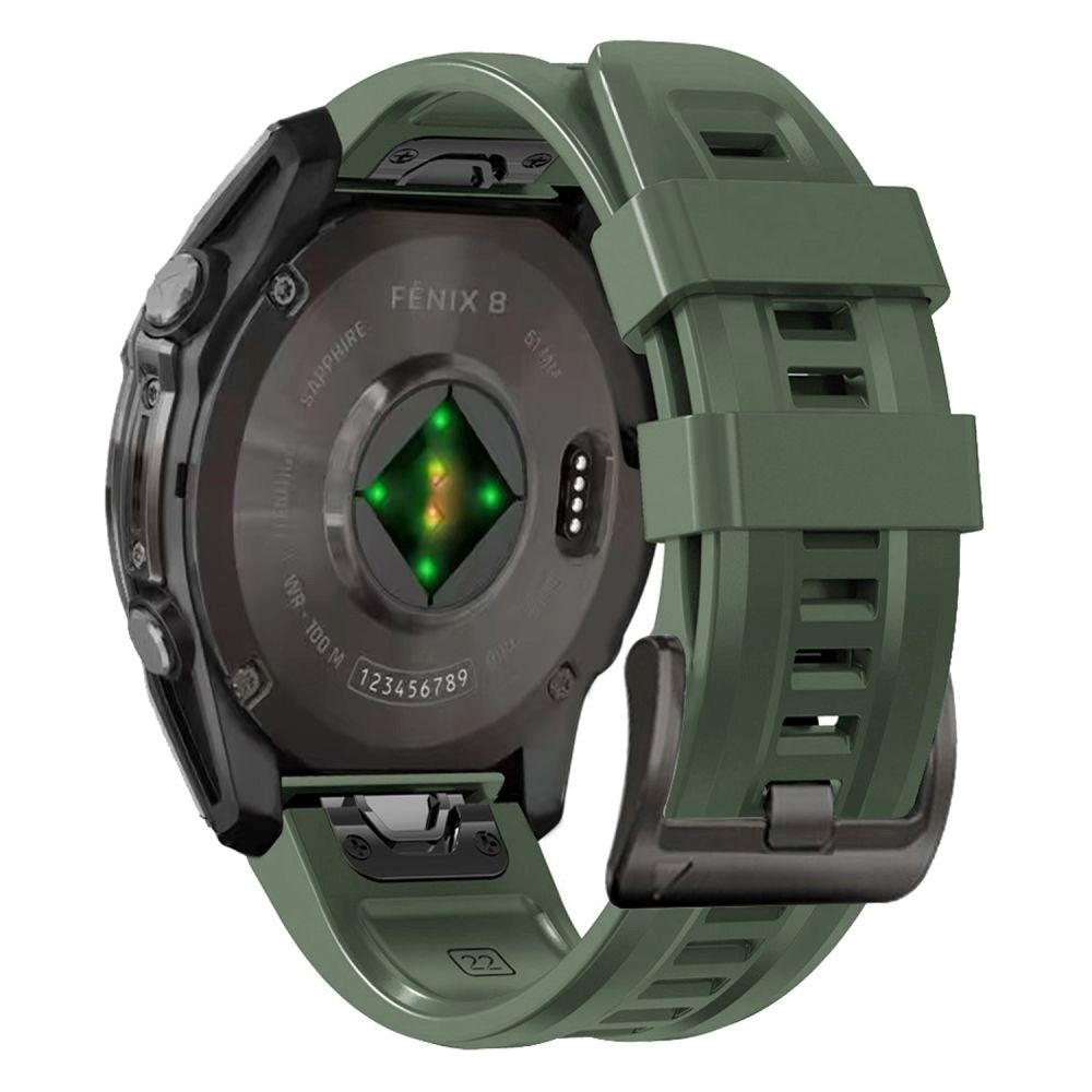Universal Garmin 20mm QuickFit Tech-Protect Icon Band Rem - Grøn