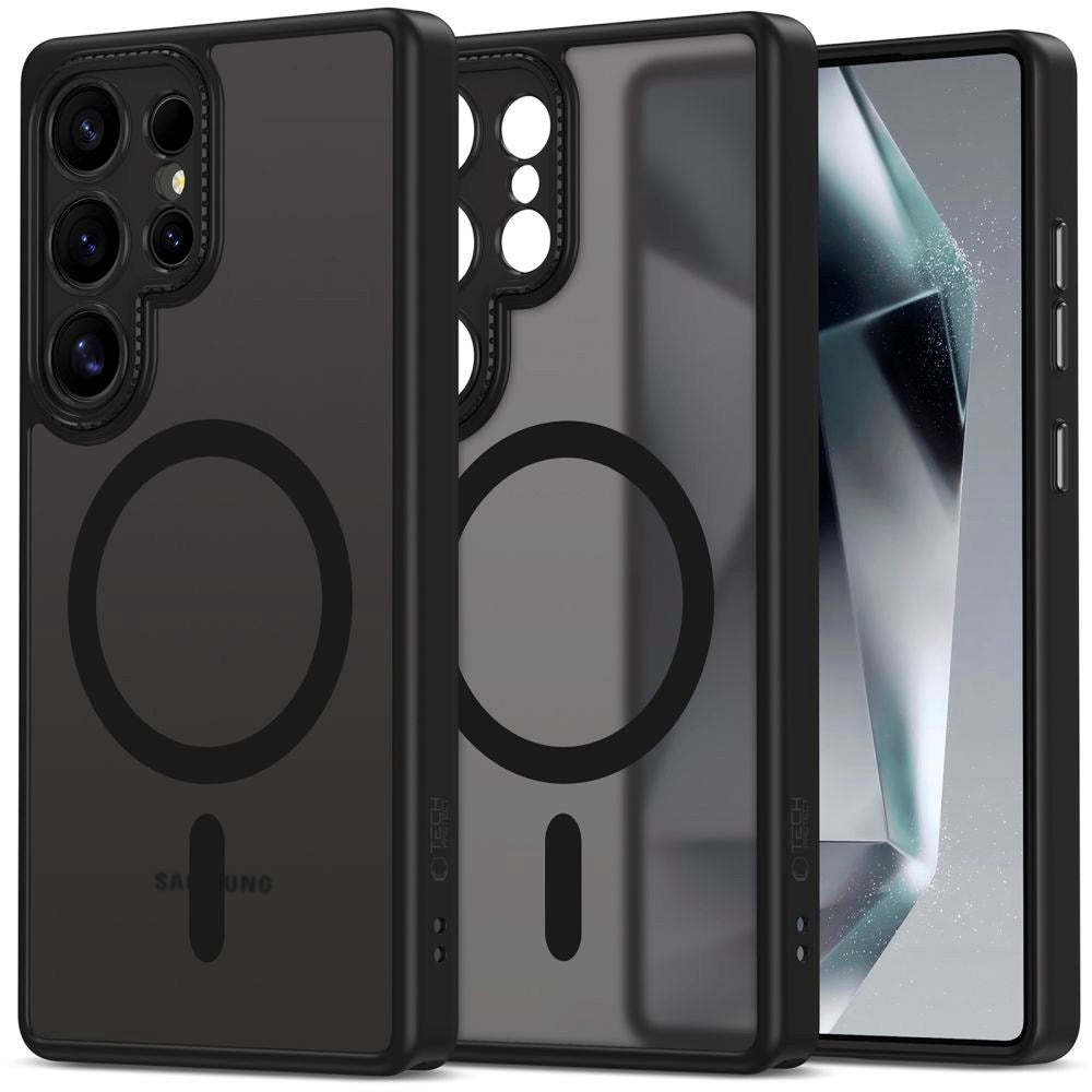 Tech-Protect MagCam Cover - Samsung Galaxy S25 Ultra - MagSafe Kompatibel - Mat Sort