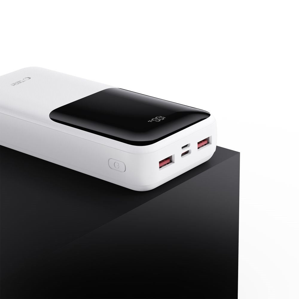Tech-Protect Powerbank 20000mAh – Hurtig opladning med 22.5W - Hvid