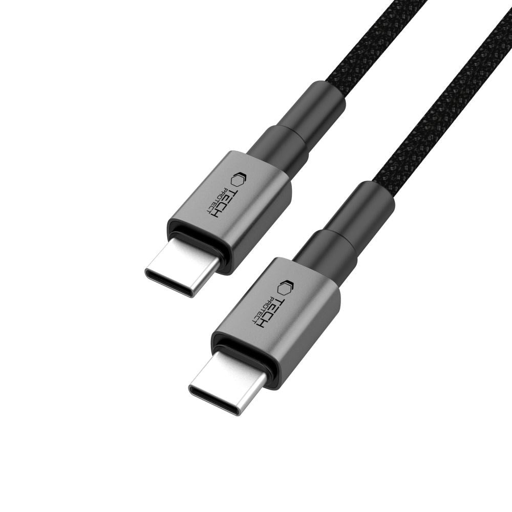 Tech-Protect Ultraboost 100W USB-C til USB-C Kabel - PD - 50 cm - Sort / Mørkegrå