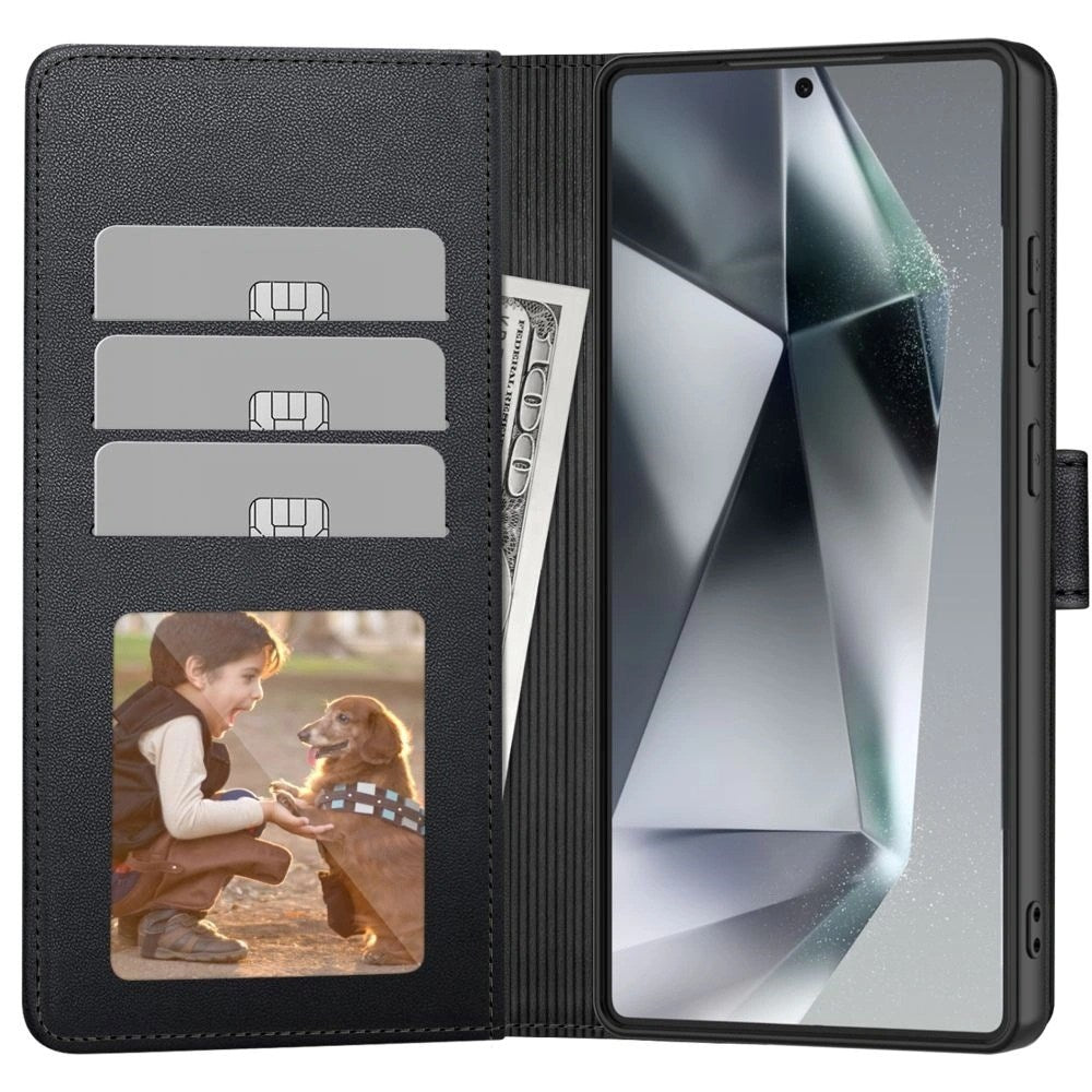 Samsung Galaxy S26+ (Plus) Tech-Protect Wallet Cover m. Pung - Sort
