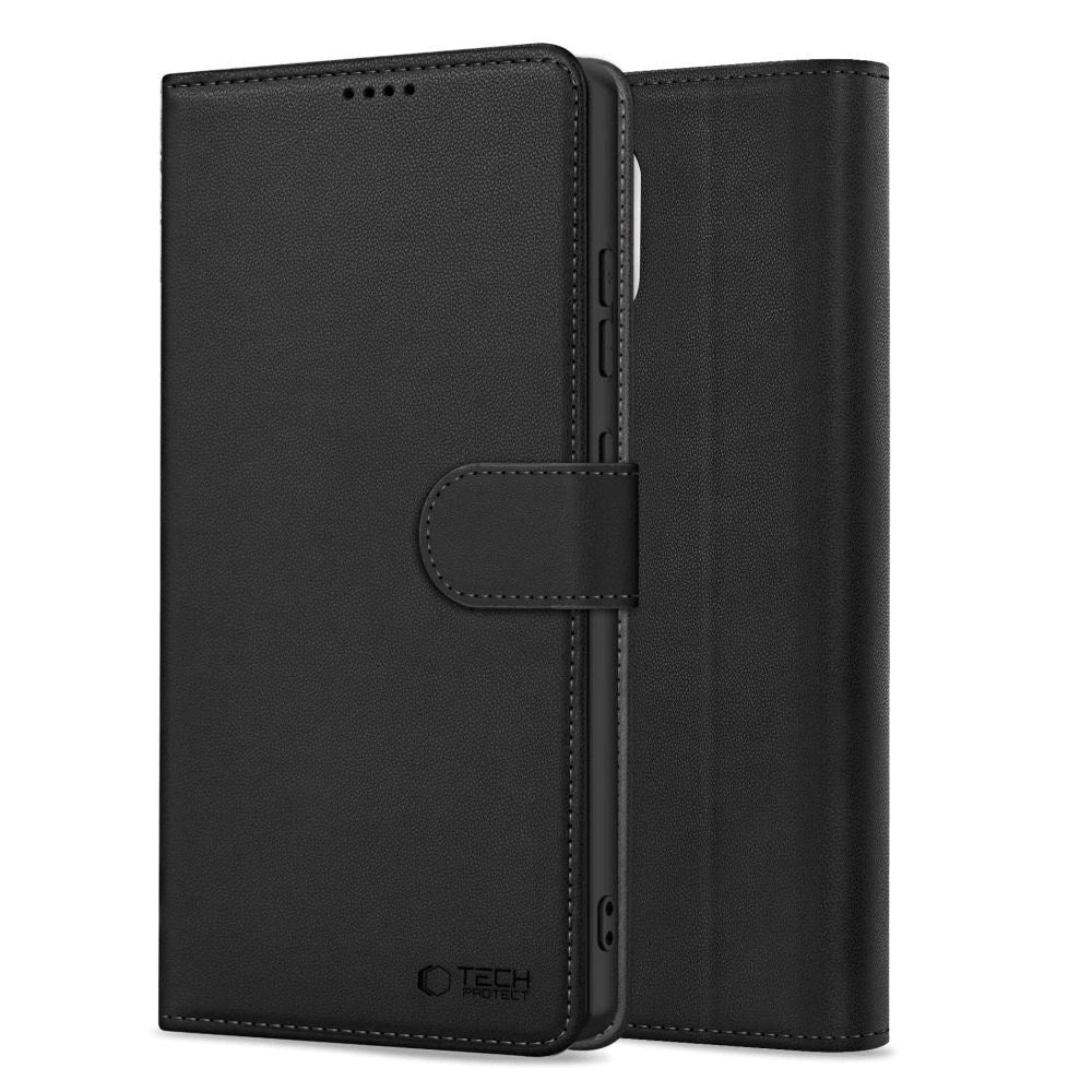 Samsung Galaxy S26+ (Plus) Tech-Protect Wallet Cover m. Pung - Sort
