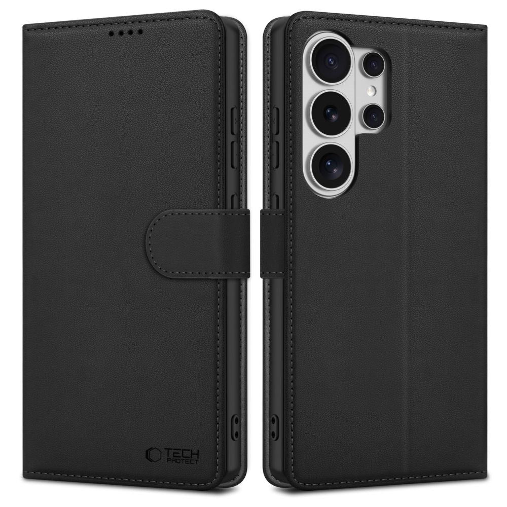 Samsung Galaxy S26 Ultra Tech-Protect Wallet Cover m. Pung - Sort