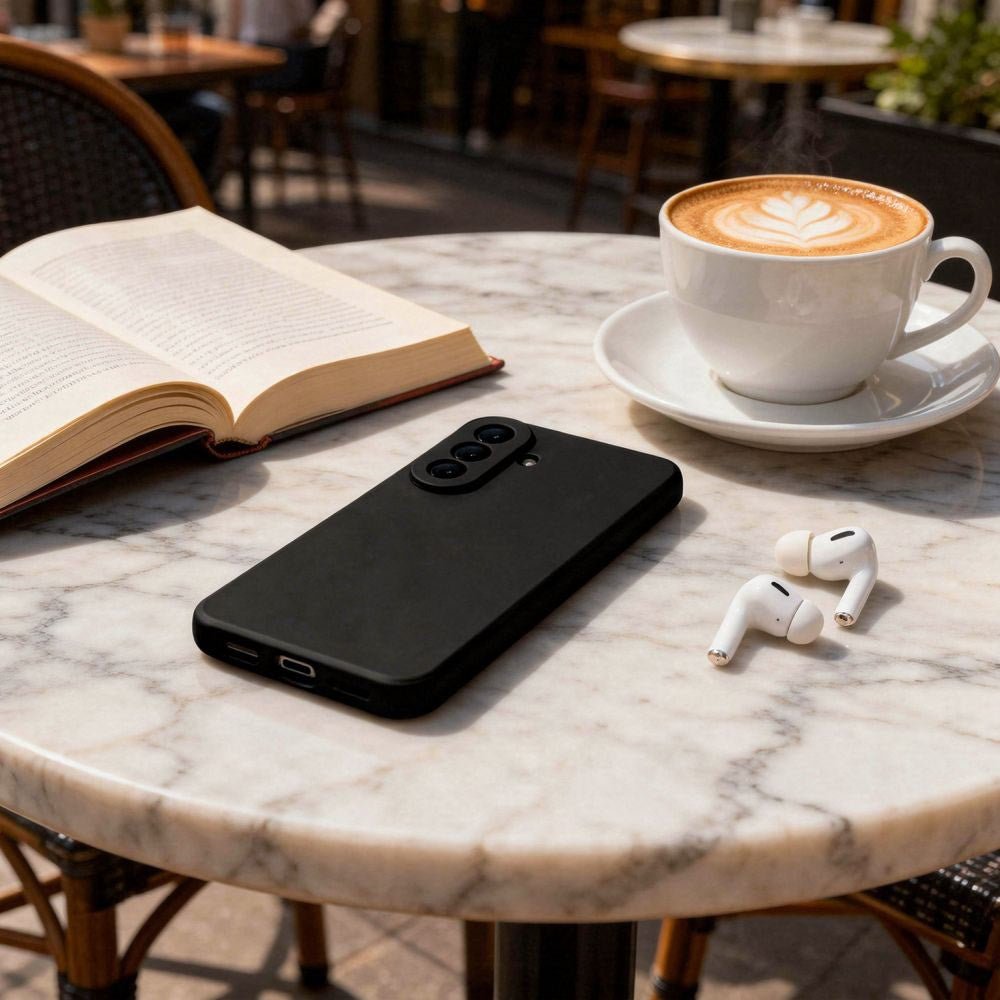 Samsung Galaxy A37 Tech-Protect Icon Silikone Bagside Cover - Sort