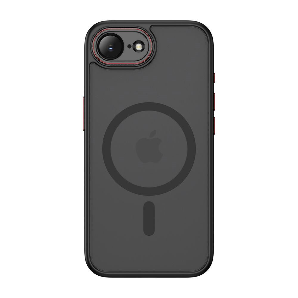 iPhone 17e / 16e Tech-Protect MagCam Case - MagSafe Kompatibel - Gennemsigtig / Mat Sort