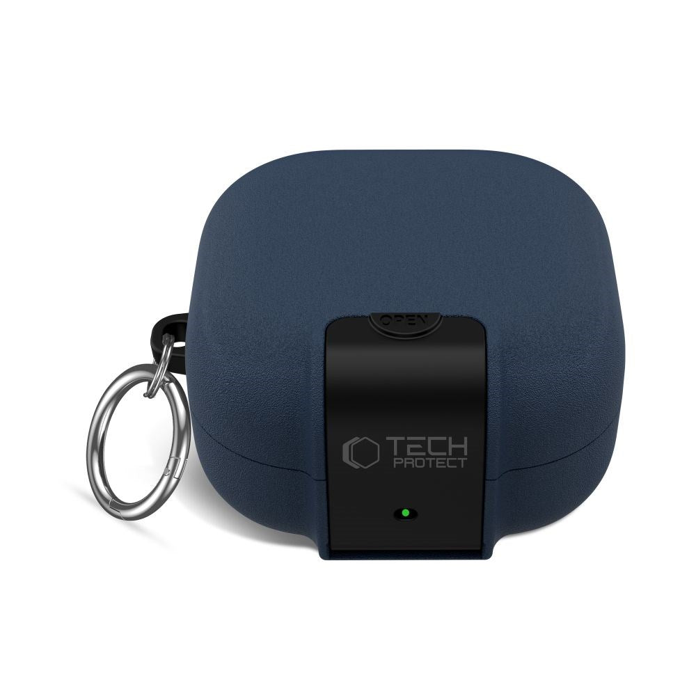 Samsung Galaxy Buds 4 / 4 Pro Tech-Protect Slim Hook Cover - Karabinhage - Blå