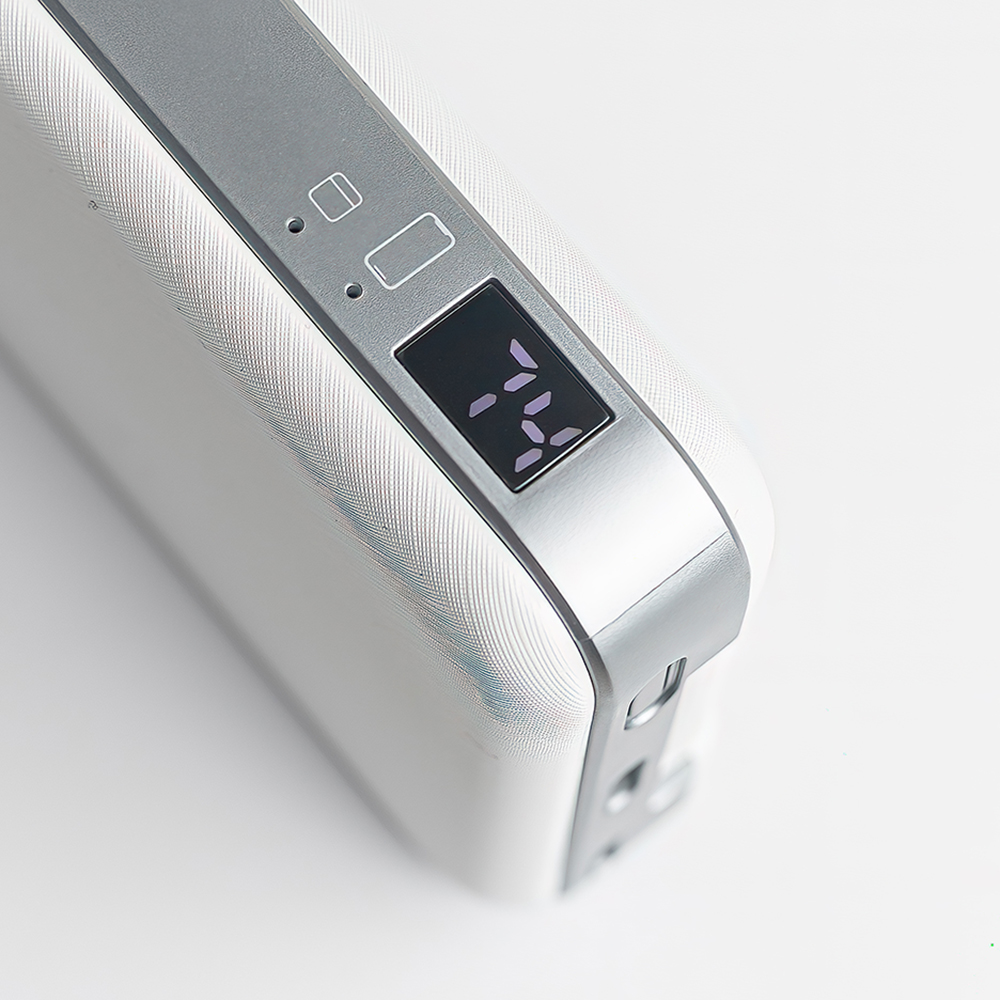 3-i-1 Magnetisk Trådløs PowerBank - Forever MATB-300 - 10.000 mAh - MagSafe Kompatibel - Hvid