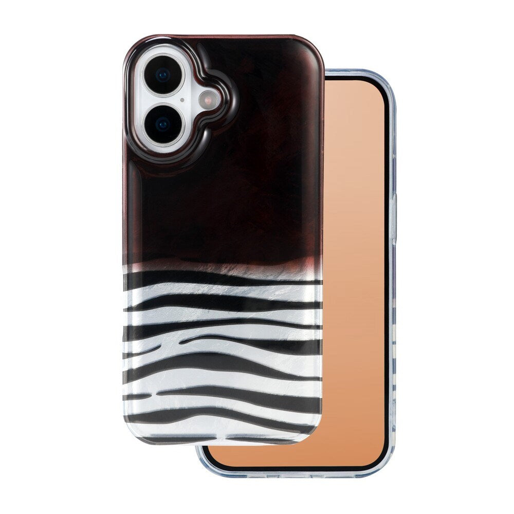 iPhone 16 Fleksibelt Plast Mobil Cover - Okapi