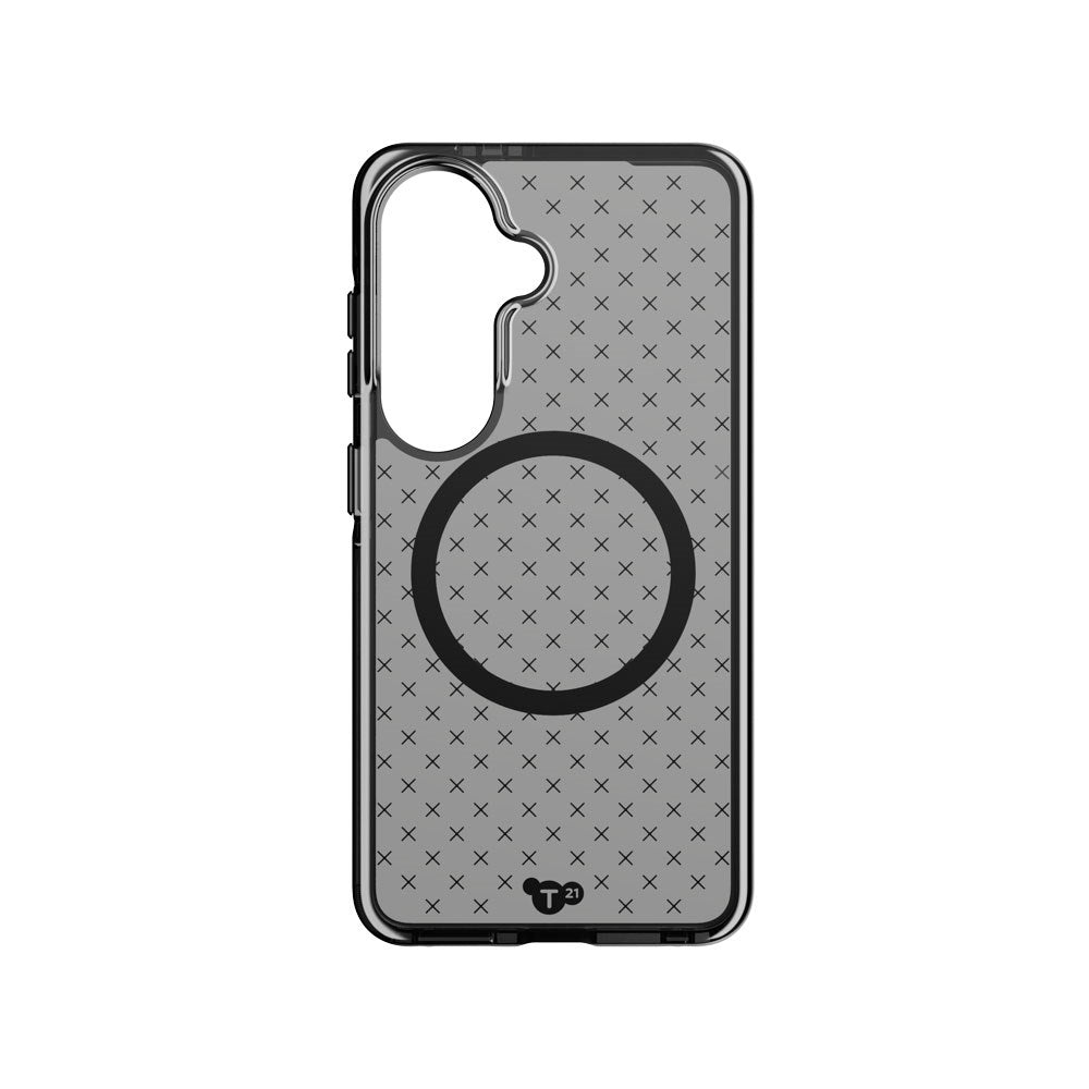 Samsung Galaxy S26 Tech21 EVO Check Bagside Cover - MagSafe Kompatibel - Sort