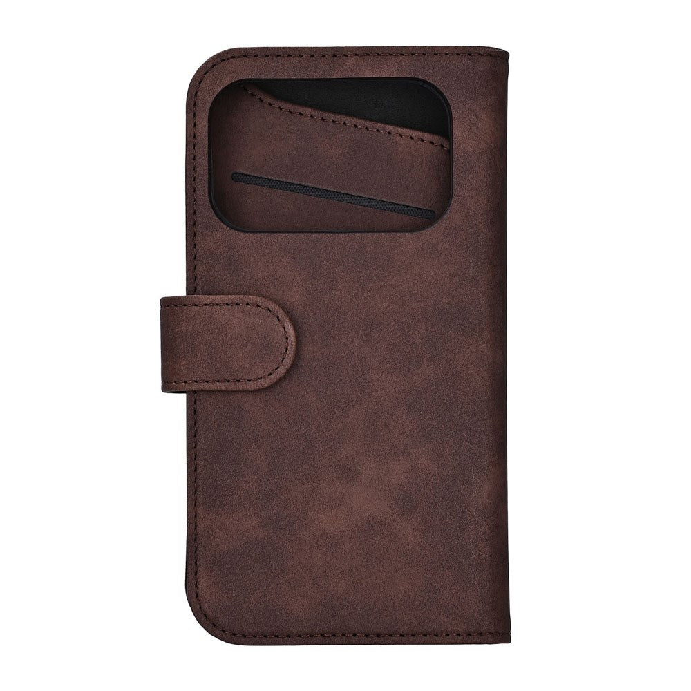 GEAR iPhone 17 Pro Kunstlæder Cover - MagSafe Kompatibel - Brun