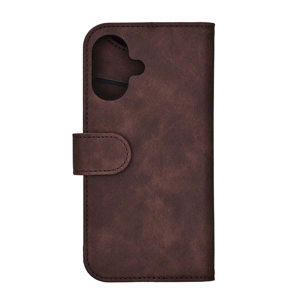 GEAR iPhone 17 Kunstlæder Cover - MagSafe Kompatibel - Brun