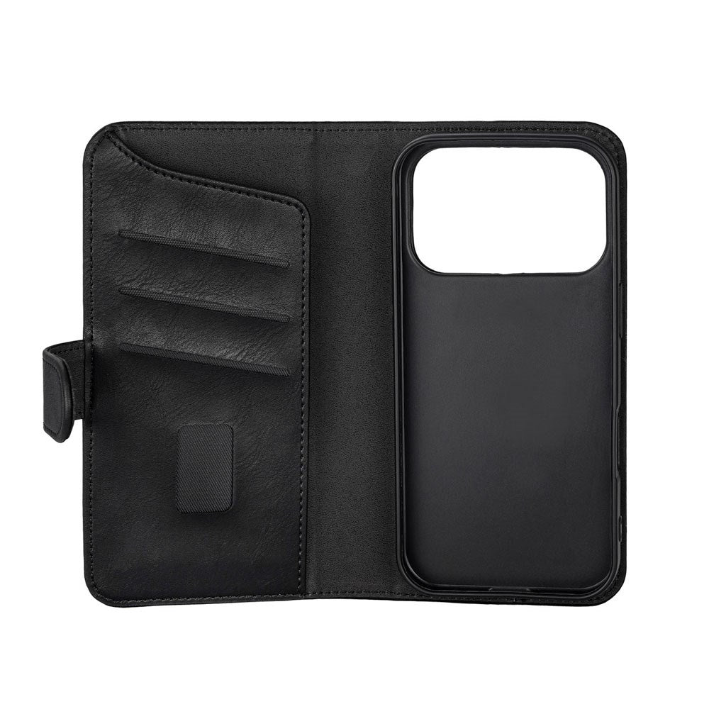 GEAR iPhone 17 Pro Kunstlæder Cover - MagSafe Kompatibel - Sort