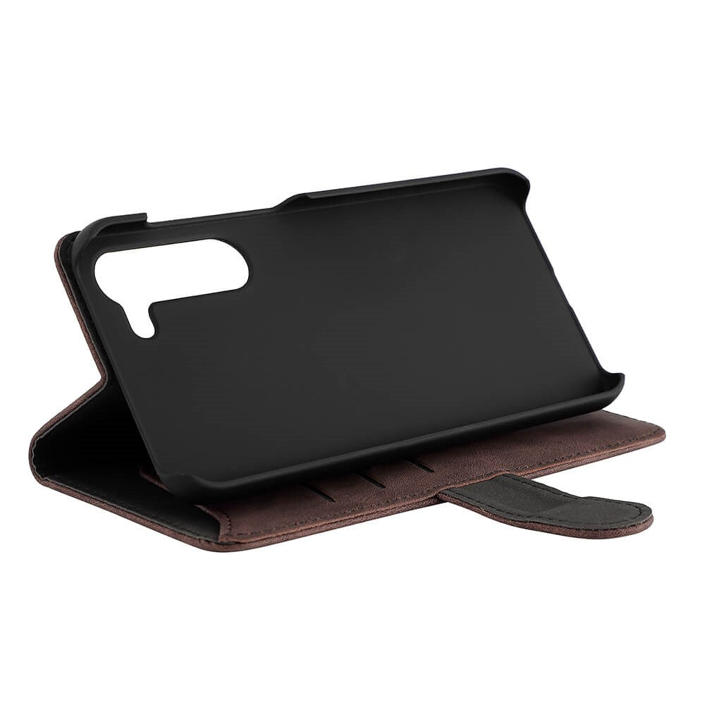 Samsung Galaxy S23+ (Plus) Gear Wallet - Læder Flip Cover m. Pung - Brun