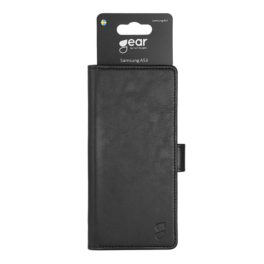 Samsung Galaxy A53 (5G) Gear Wallet - Læder Flip Cover m. Pung - Sort