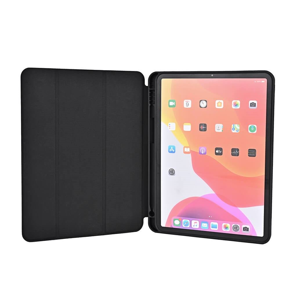 iPad Air 10.9-11" (2025-2020) / Pro 11" (2022-2018) GEAR Læder Flip Cover - Sort