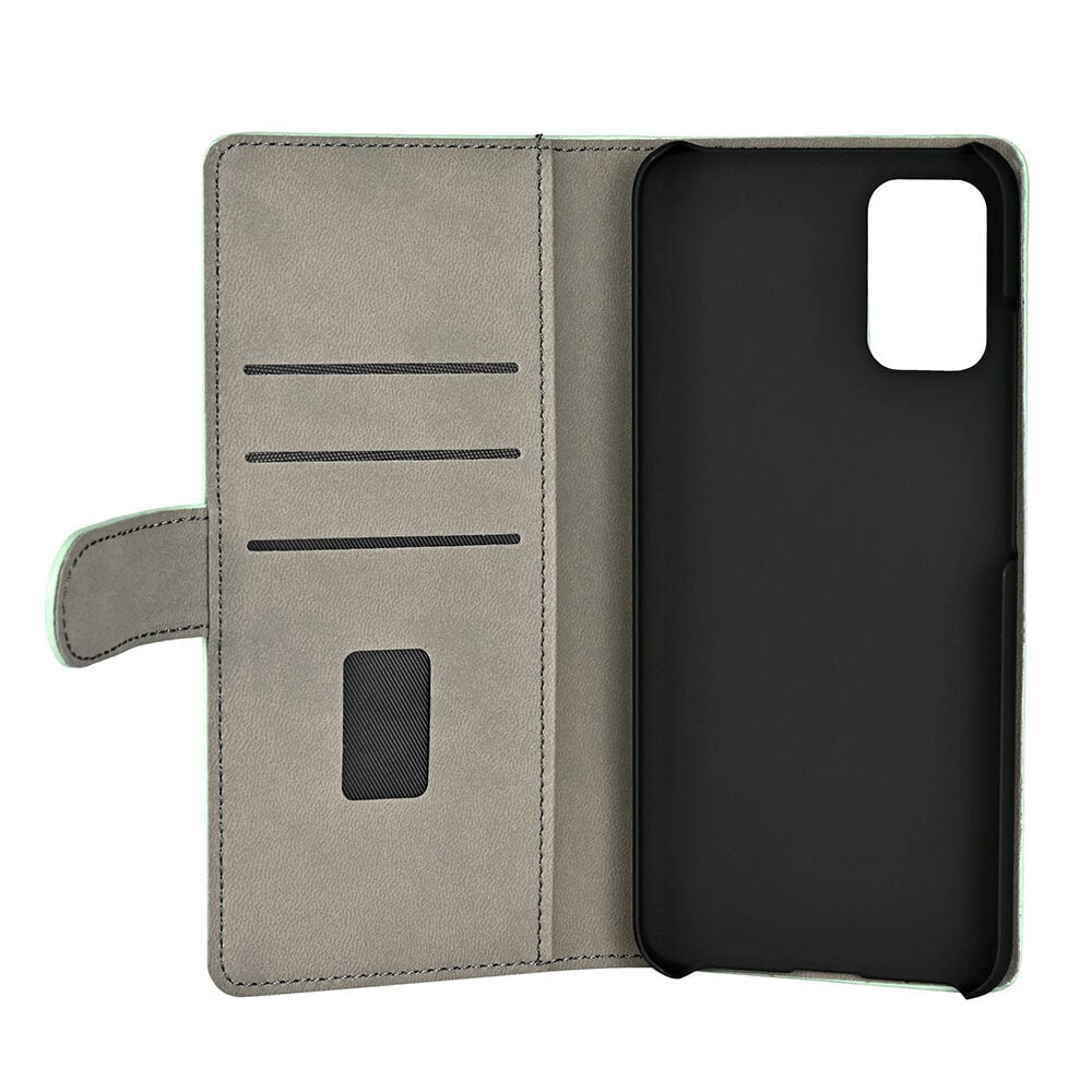 Samsung Galaxy A03s GEAR Wallet - Læder Flip Cover m. Pung - Grøn