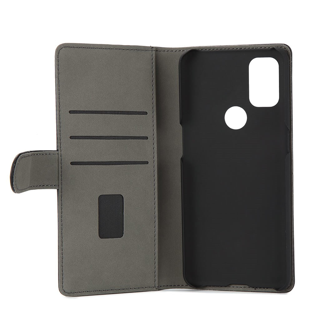 OnePlus Nord N10 Gear Wallet - Læder Cover m. Pung - Sort