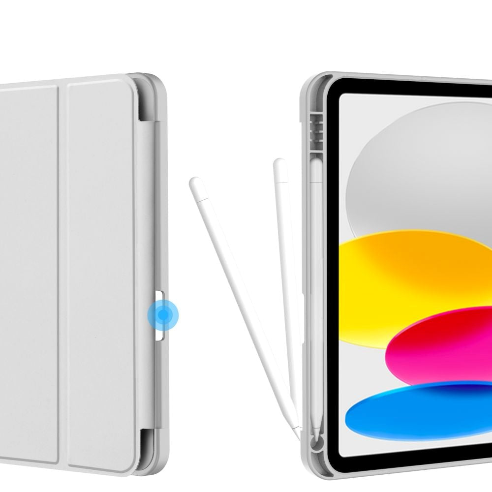 Tech-Protect iPad 11" (2025) / iPad 10.9" (2024/2022) SC Cover m. Apple Pencil Holder - Grå