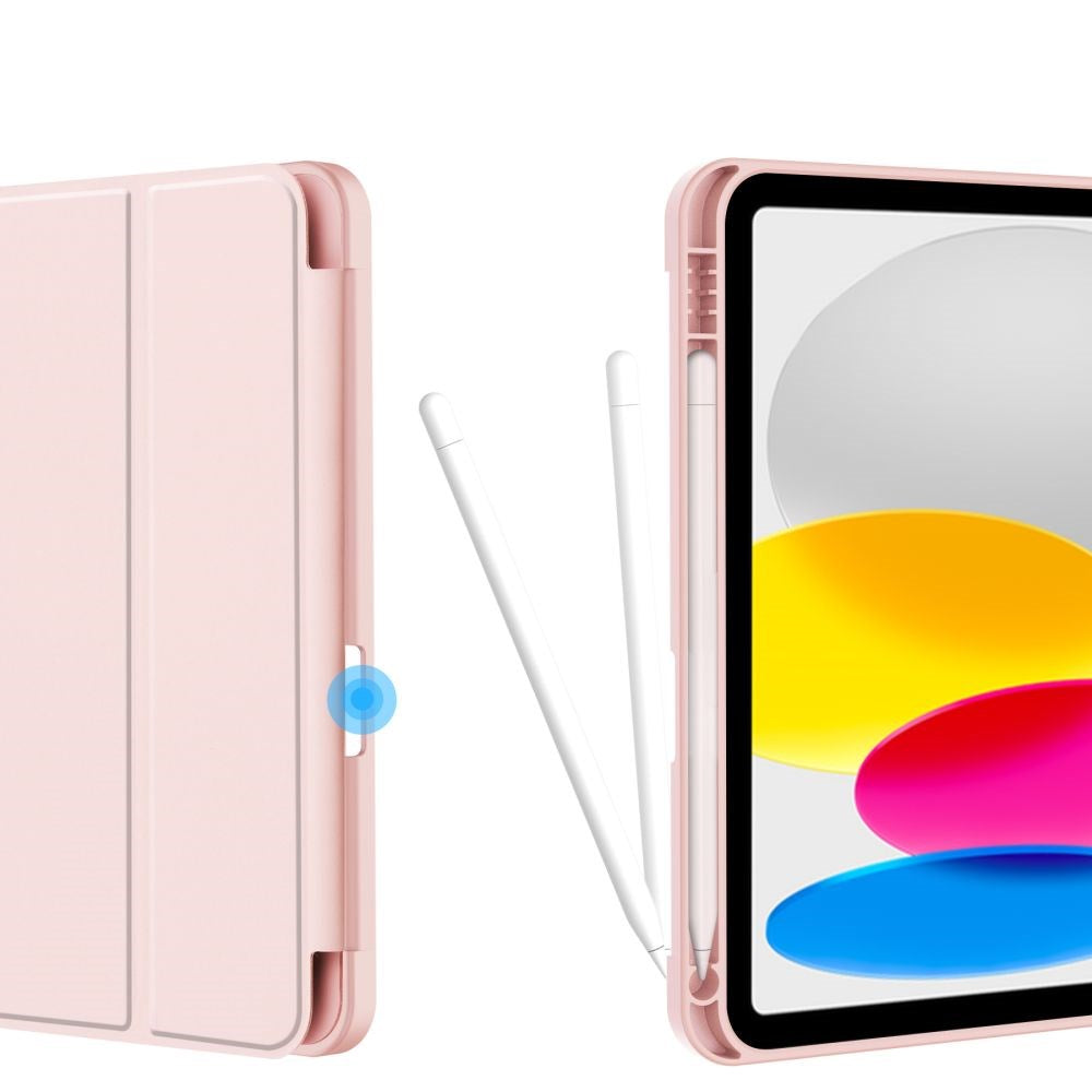 Tech-Protect iPad 11" (2025) / iPad 10.9" (2024/2022) SC Cover m. Apple Pencil Holder - Lyserød