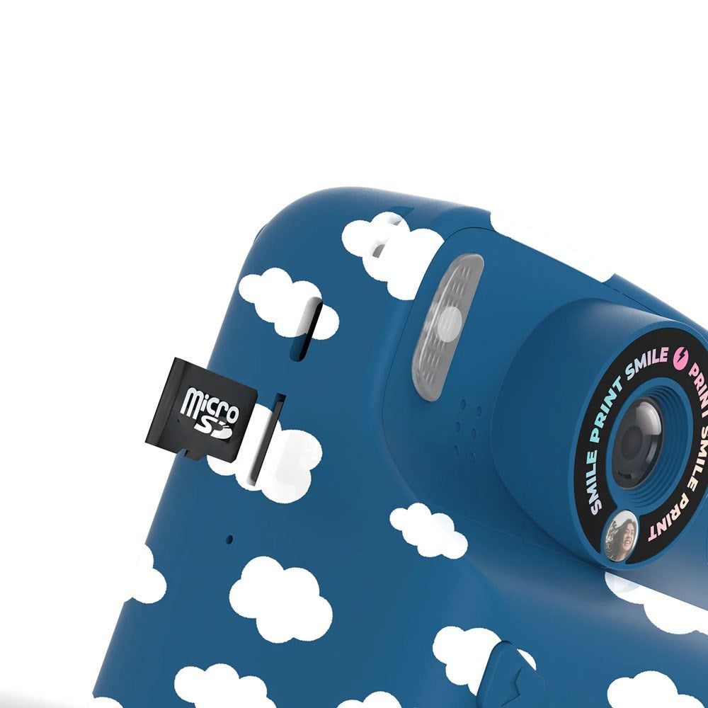 MOB Instant Pixiprint Kamera m. Fotopapir & Spil - Cloud